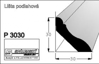 Lišta-S-SM-nastavená-podlahová-P 3030x2400mm